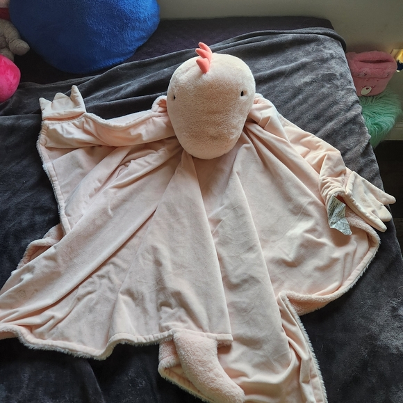 DINOSAUR Pink Hooded Blanket 🦕 - Picture 9 of 10